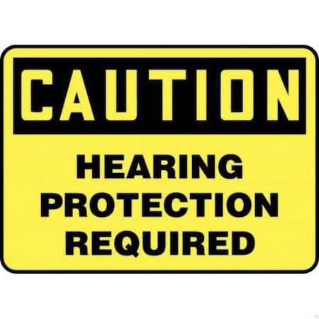 Accuform OSHA CAUTION SAFETY SIGN HEARING FRMPPE792XL FRMPPE792XL